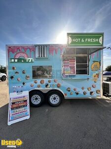 Clean and Appealing - 2023 8' x 14' Mini Donut Trailer | Bakery Trailer