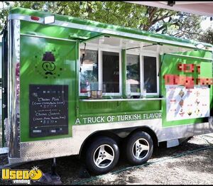 Like-New - 2023 8' x 16' Kitchen Food Concession Trailer with Pro-Fire Suppression