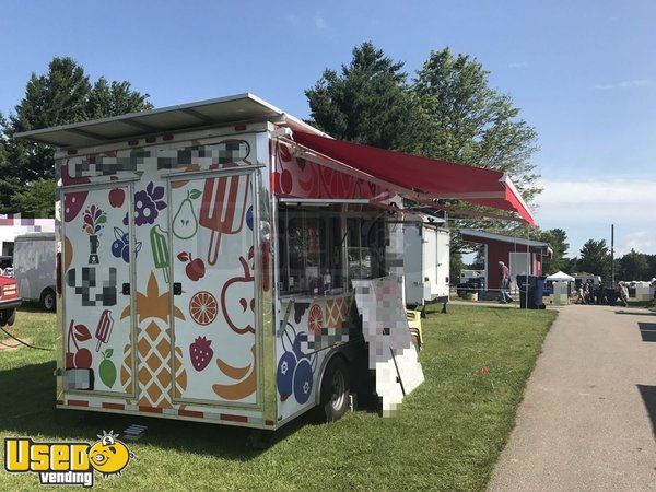 2016 - 10' x 16' Eco Friendly Smoothie Beverage Concession Trailer