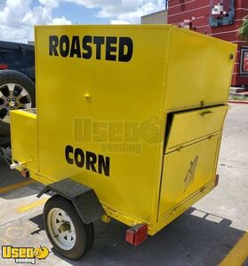 Like-New 2022 4' x 4' Never Used Double Burner Corn Roasting Machine Trailer