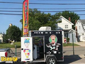 Compact 2012-  6' x 8' Mobile Shaved Ice Unit - Snow Cone Concession Trailer
