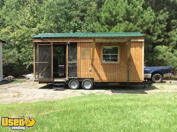 2013 20' Custom BBQ Trailer with Smoker & Porch