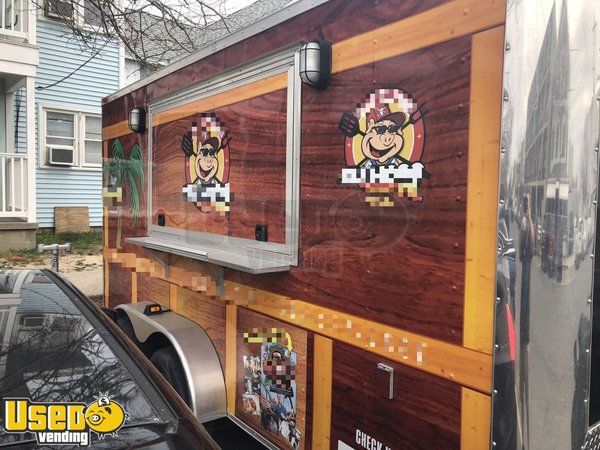 2017 -  7' x 14' Street Food Mobile Kitchen Concession Trailer