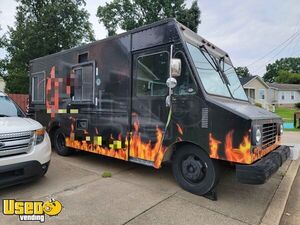 Oshkosh Diesel 22' Step Van Kitchen Food Truck with Fire Suppression System