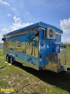 2022 8' x 18' Kitchen Food Concession Trailer with Pro-Fire System