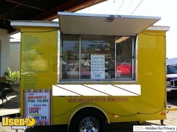 2009 - 6' x 10' Sno Pro Shaved Ice Concession Trailer