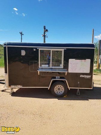 Fresh Lightly Used 2019 6' x 12' Challenger Homestead Food Concession Trailer