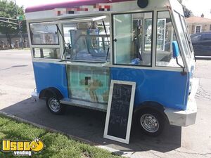 One of a Kind Gelato Ice Cream Truck / Eye-Catching Ice Cream Store on Wheels