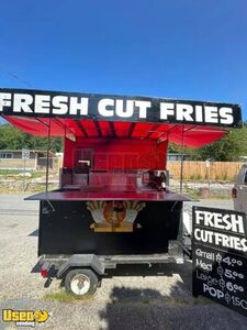 Cute and Compact 6' x 8' Rebuilt Street Food Concession Trailer, Canada