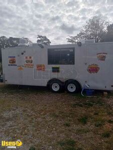 Nicely Equipped Food Concession Trailer Mobile Street Vending Unit