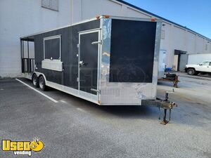 Like New - 2000 8.5' x 26' Freedom Concession Trailer DIY BBQ Trailer w/ Porch