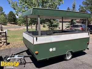 Versatile - 6' x 10' Coleman Camper Pop-up Concession Trailer | Mobile Vending Unit