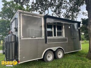 2024 8.5' x 18' Freedom Kitchen Food Concession Trailer with Fire Suppression