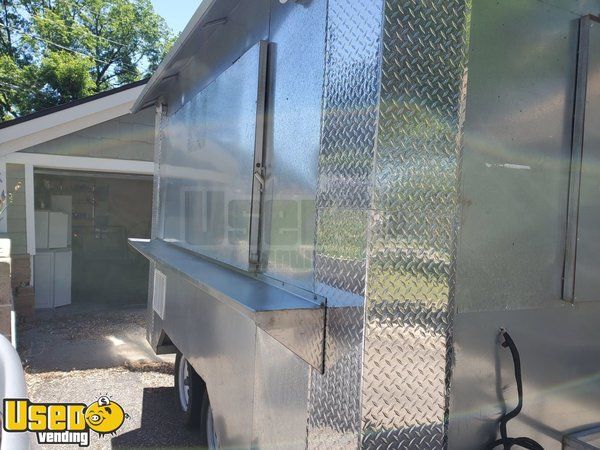 2017 - 8' x 12' All Stainless Steel Food Concession Trailer
