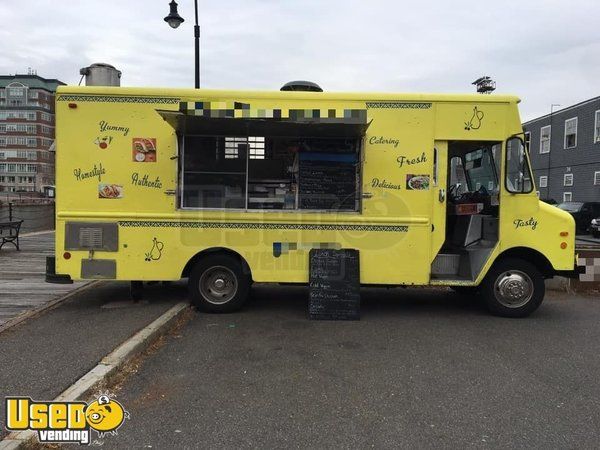 GMC P30 Step Van Food Truck Equipped with All Stainless Steel Appliances