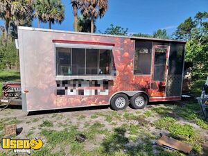 2012 - 8' x 20' Barbecue Food Concession Trailer with Porch