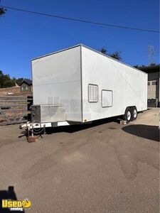 Versatile - 25' Empty DIY Concession Trailer Mobile Vending Unit