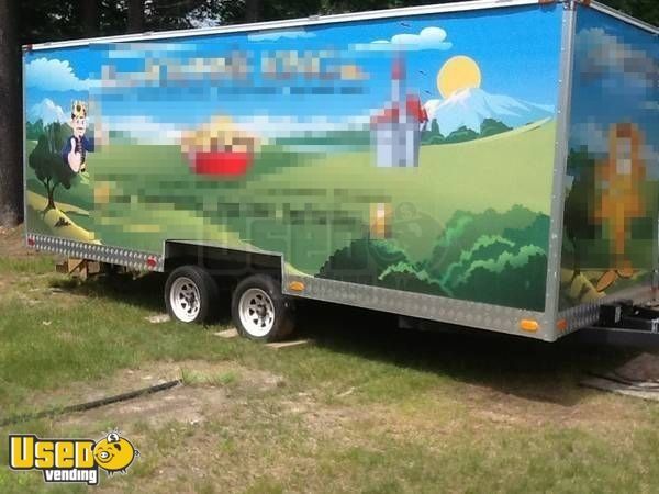 7' x 25' 2014 Food Concession Trailer