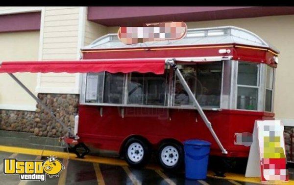 2013 - 8' x 16' Trolley / Diner Style Concession Trailer