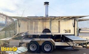 2017 - 6.5' x 12.5' Wood-Fired Pizza Trailer with Muganani 140 Wood Oven