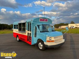 Freshly Painted 2005 Chevrolet Ice Cream Truck Bus w/ Front & Rear PA System