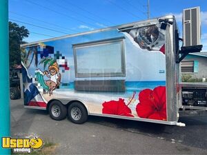 NEW - 2021 8.5' x 18' Kitchen Food Concession Trailer with Pro-Fire Suppression