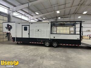 2019 8.5' x 25' Freedom Elite Series BBQ & Tailgating / Concession Trailer with Interior Bathroom