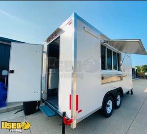 2024 8' x 16' Kitchen Food Concession Trailer with Fire Suppression System