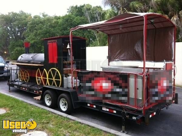 30' BBQ Smoker Trailer