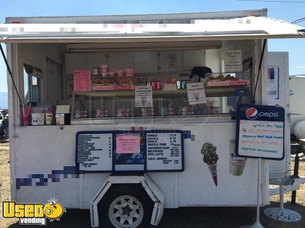 7' x 10' Ice Cream Concession Trailer / Used Dessert Trailer