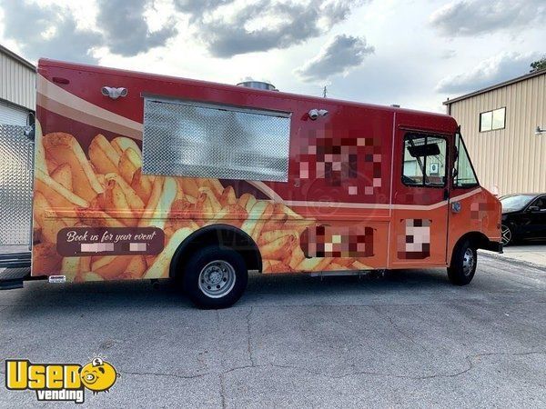 2001 Ford Econoline E350 Super Duty Cargo Step Van Mobile Kitchen Food Truck