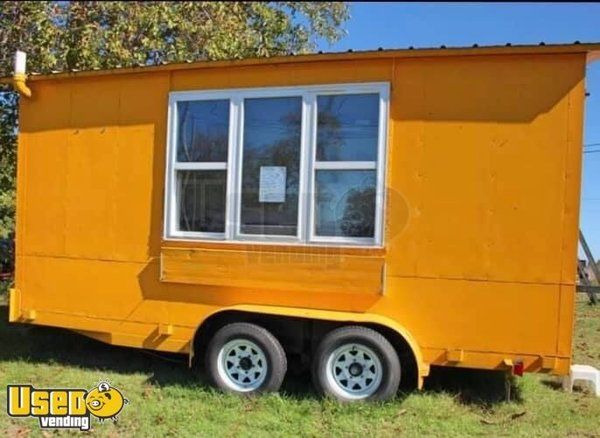 7' x 16' Street Food Concession Trailer / Ready to Cook Event Trailer