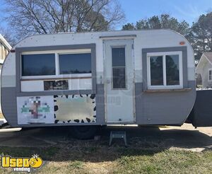 Retro 1975 - 8' x 16' Vintage Mobile Coffee/Ice Cream Shop Trailer