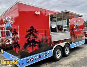 Turnkey - 2022 8' x 20' Kitchen Food Concession Trailer with Pro-Fire Suppression