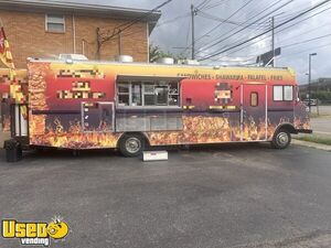 Loaded 33' Shawarmas Mobile Kitchen Food Truck w/ 2024 Kitchen Buildout + Pro Fire System