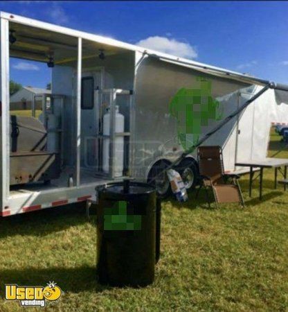 2016 - 8' x 36' BBQ Concession Trailer with Porch