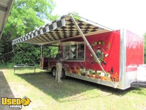 2016 Covered Wagon 8' x 24' Kitchen Food Concession Trailer with 10' Porch