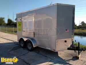 2022 6.5' x 14'  Wow Cargo Snowball Concession Stand Trailer Shaved Ice Business Trailer