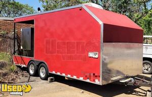 2012 - 24' Barbecue Food Concession Trailer with Open Porch