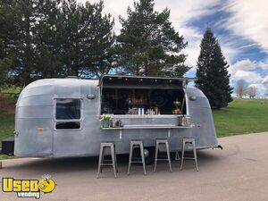 Vintage Airstream Flying Cloud 1955 7' x 19' Mobile Bar Speakeasy Style Trailer Concession Trailer