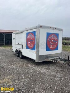 TURNKEY - 2015 8' x 16' Cargo Craft Shaved Ice Concession Trailer w/ Southern Snow Shaver