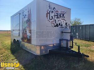 2022 16'  Double Axle Food Concession Trailer Mobile Vending Unit
