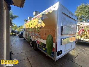 2017 8.4' x 22.3' Kitchen Food Concession Trailer with Pro Fire System