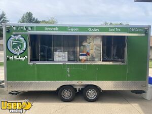2022 7' x 14' Beverage Concession Trailer Mobile Vending Unit