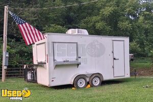 2021 8' x 16' Kitchen Food Concession Trailer with Pro Fire System