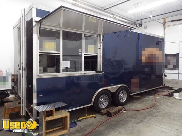 8' x 20' BBQ Concession Trailer