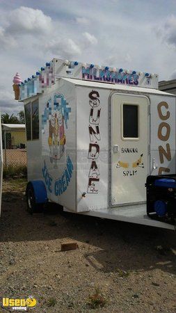 2017 - 7' x 10.9' Ice Cream Concession Trailer