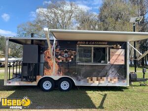 2019 Freedom 8.5' x 20' Barbecue Food Concession Trailer with Porch
