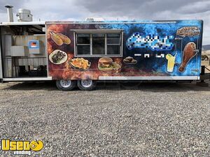 2008 - 8.5' x 30' Barbecue Kitchen Concession Trailer with a Porch