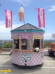 Unique 2013 Custom-Built 8' x 14' Soft Serve Ice Cream Cone Shaped Trailer